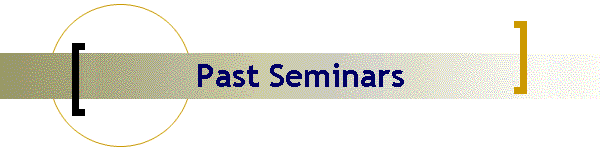 Past Seminars